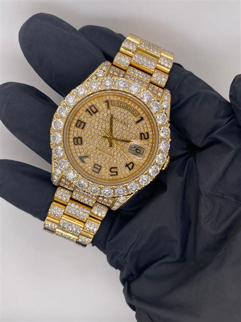 rolex air king iced out|Rolex Air-King dial.